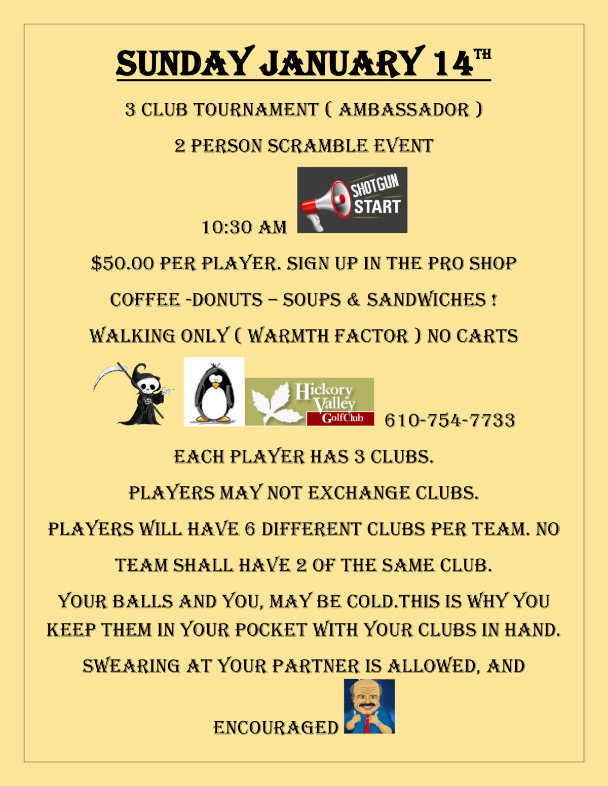 Golf outings and tournaments at Hickory Valley have never been better!